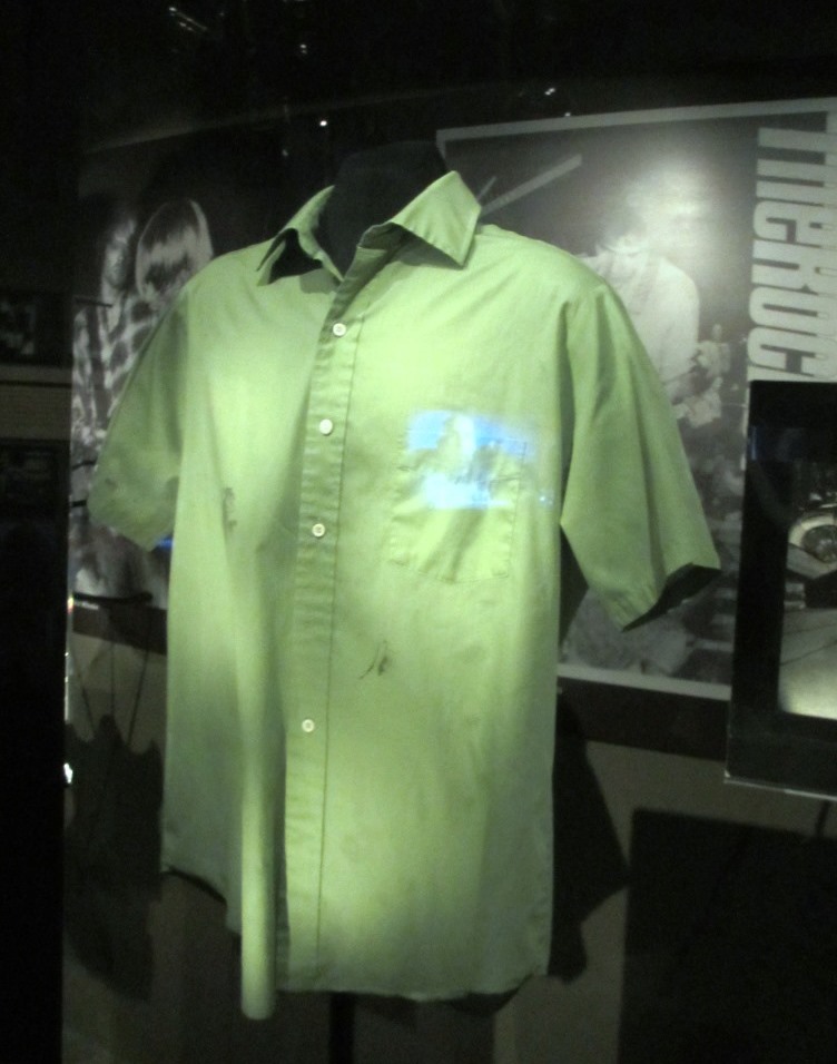 Shirt worn by Krist Novoselic from 1987-1994.