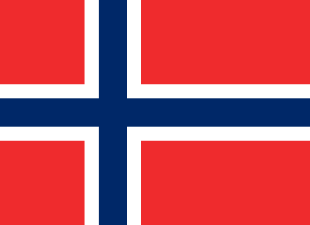 Modern Norwegian Flag, 1899 to present.