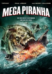 Poster for the 2010 mockbuster 'Mega Piranha' from The Asylum.