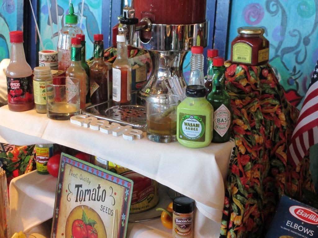 ‘Build Your Own Mary’ bar at Salty’s