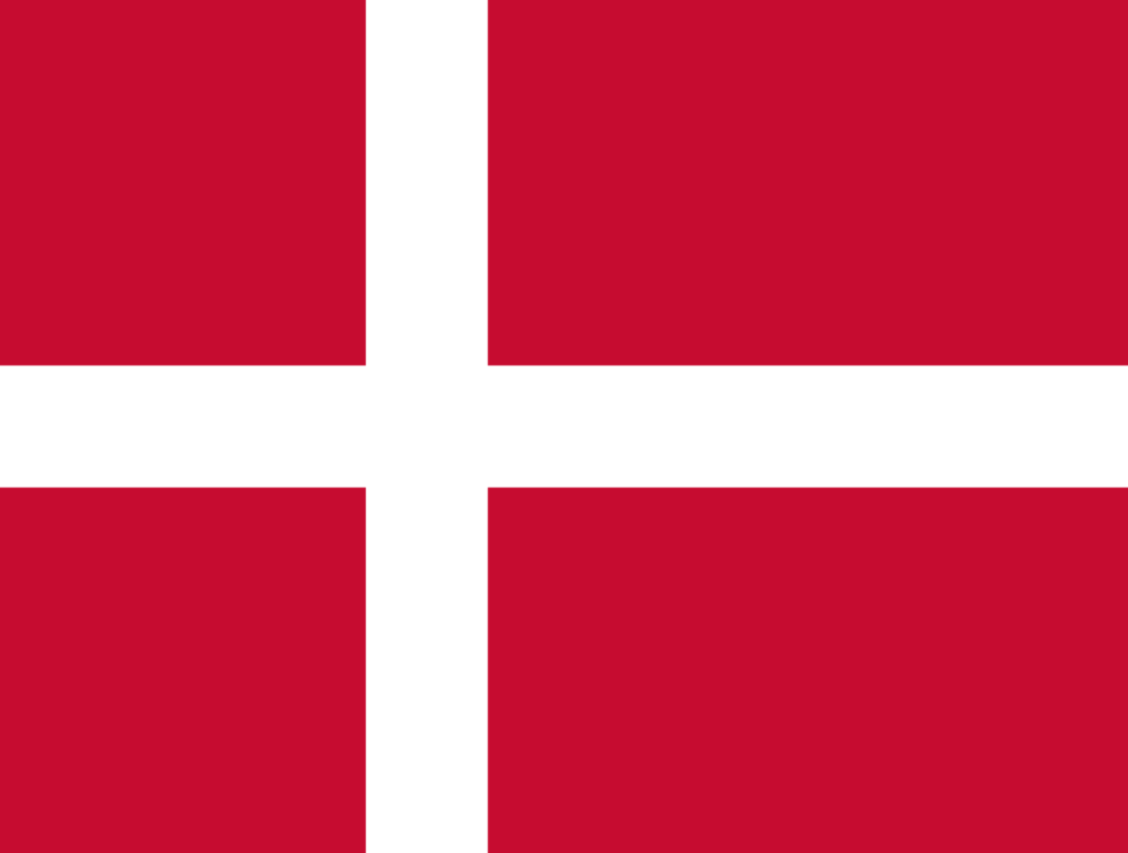 Flag of Denmark-Norway, from 1536 to 1814.