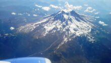 Mt. Rainier from Southwest Airlines flight from Phoenix, AZ to Seattle, WA.